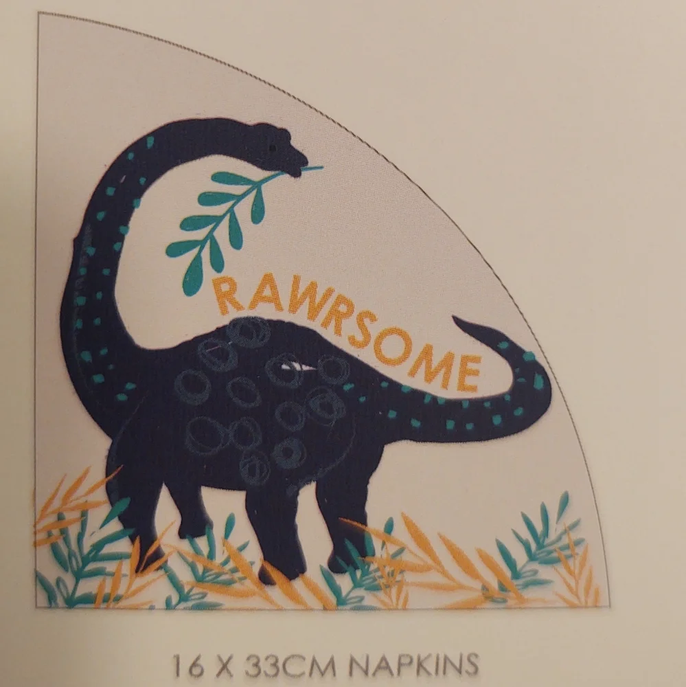 🎁Dinosaur Party Box Kit - Plates, Napkins & Cups for 16 Guests